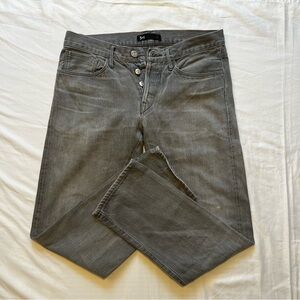 3x1 Men's Slim Fit Charcoal Jeans